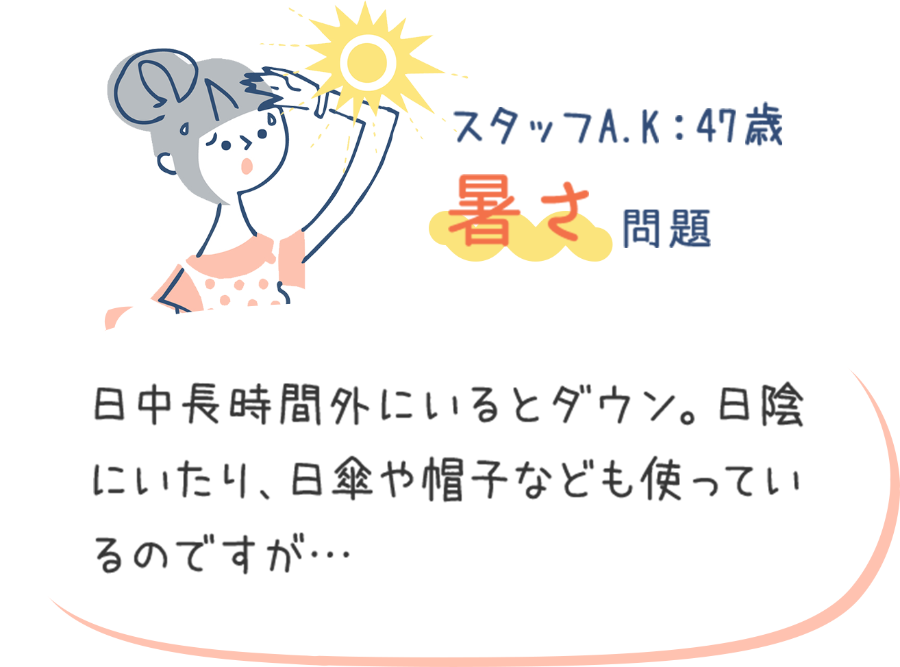 暑さ問題