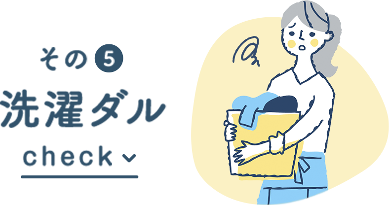 その5 洗濯ダル