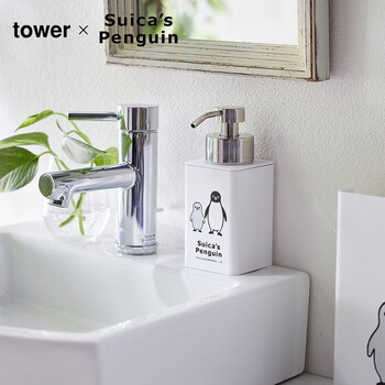 Suicaのペンギン×tower　泡タイプのソープディスペンサー