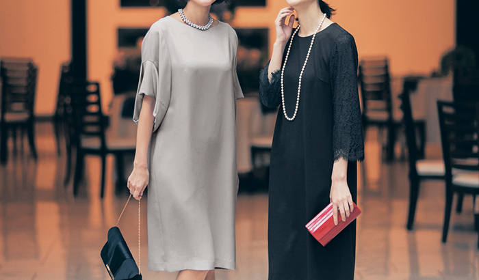結婚式の「お呼ばれドレス」。40代・50代のパーティーNGの服装マナー