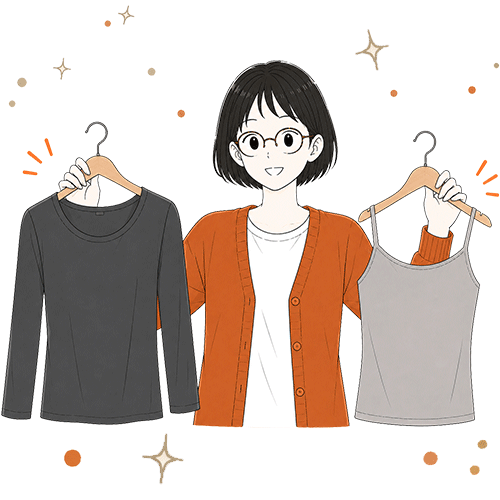 いよいよ「ホットコット」の出番でも、日中汗ばむ時期なら「サラリスト」+「ホットコット」の合わせ技がおすすめです！
