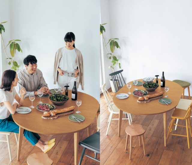 テーブルに広がる愛しい暮らし。