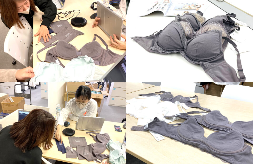 産後ブラのサンプル