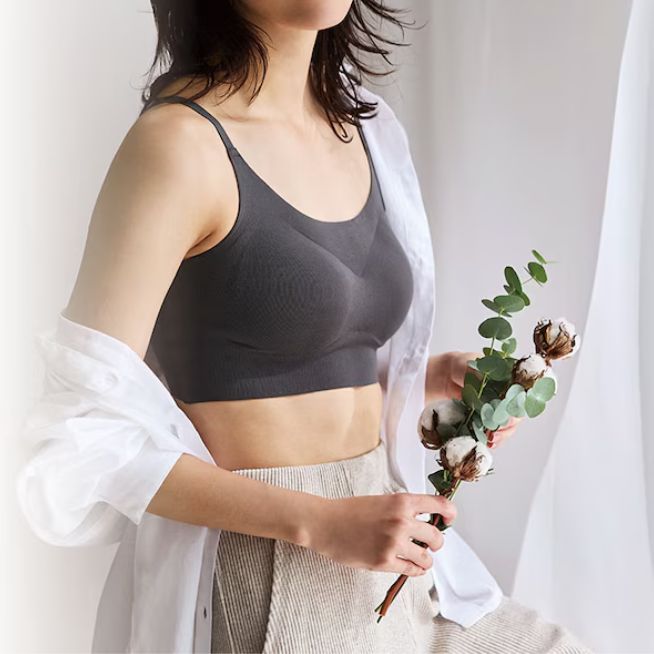 ブラを着けたくない私たちの綿混シームレスブラ