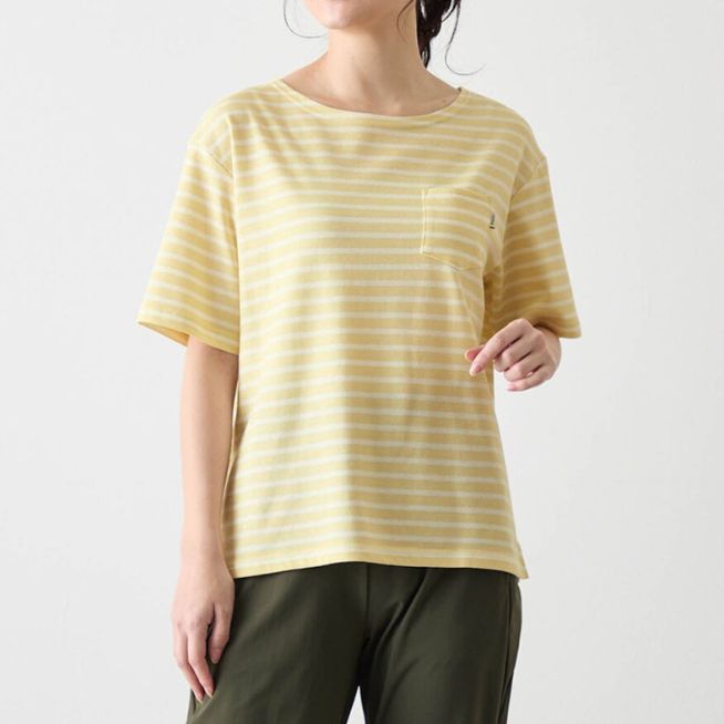 【bspix】さらさら<br>ボーダーTシャツ