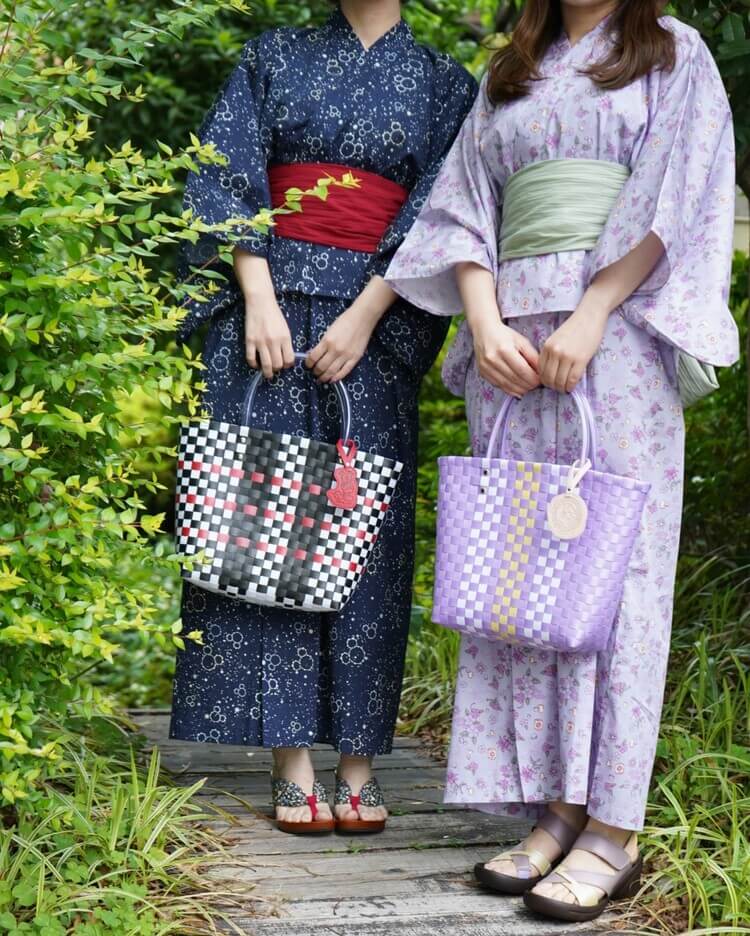 メルカドバッグと浴衣