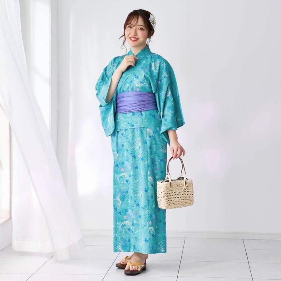 『吉田さんちのファミリー日記』と共同開発！ワンピースとしても使える「2WAY浴衣」