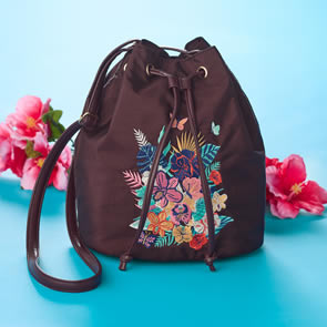 刺繍デザインショルダーバッグ「ミラベル」