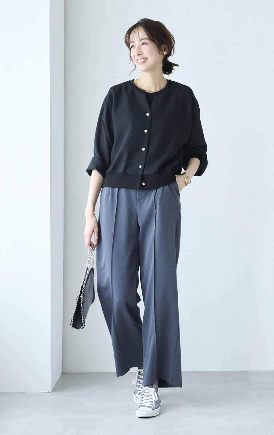 スニーカーワイドパンツ(丈が選べる) スタイルノート/StyleNote