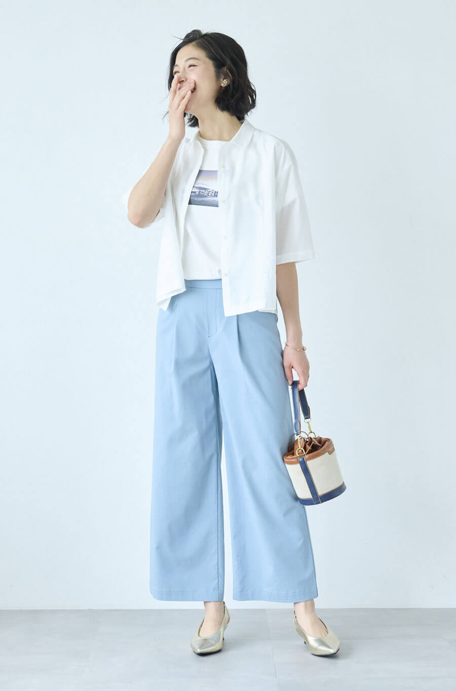 【新色追加】 夏のリネン混ワイドクロップド・座(THE)パンツ 座(THE)パンツ