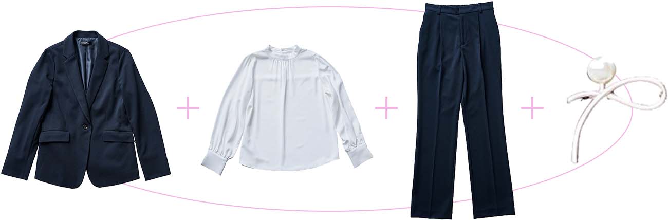 4点セット万能パンツスーツ