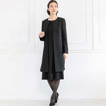 【特別価格】ロングジャケット＆ワンピース【喪服・礼服】