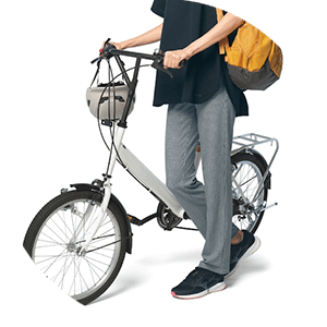 自転車も楽