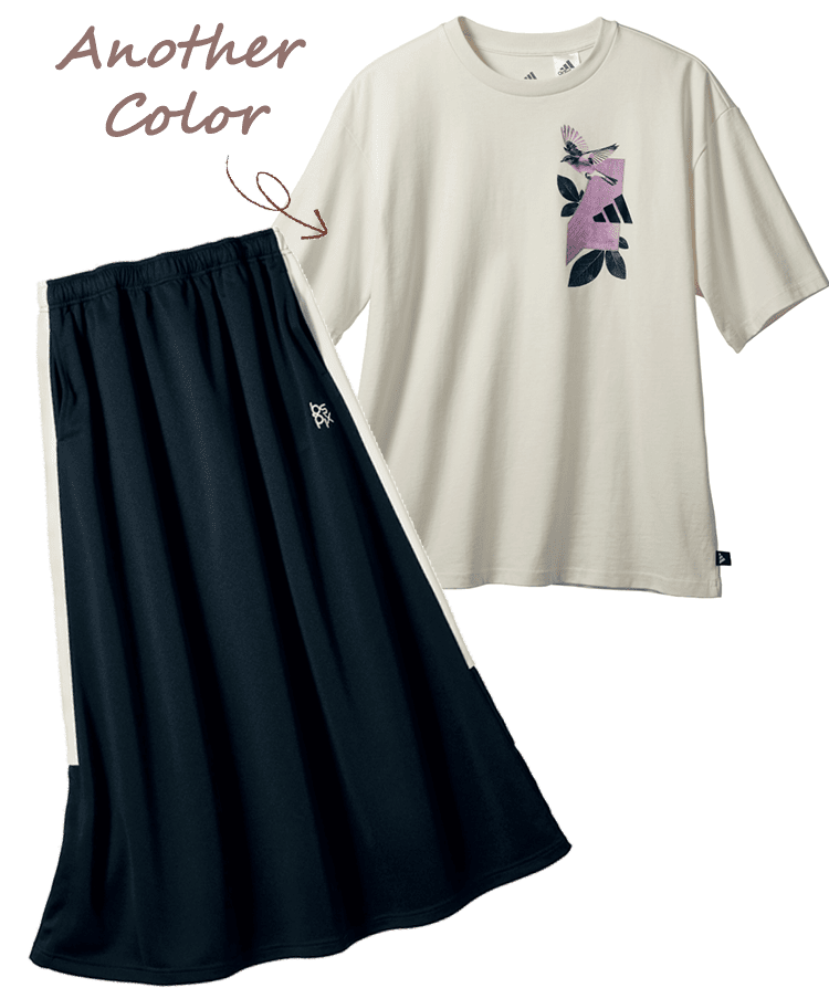 W LEAF グラフィック Tシャツ