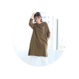 “ミニ裏毛チュニック