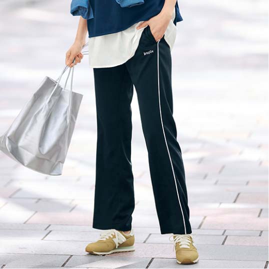ストレートジャージパンツ