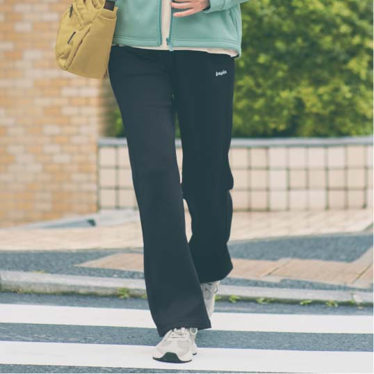 裏シャギーストレートジャージパンツ