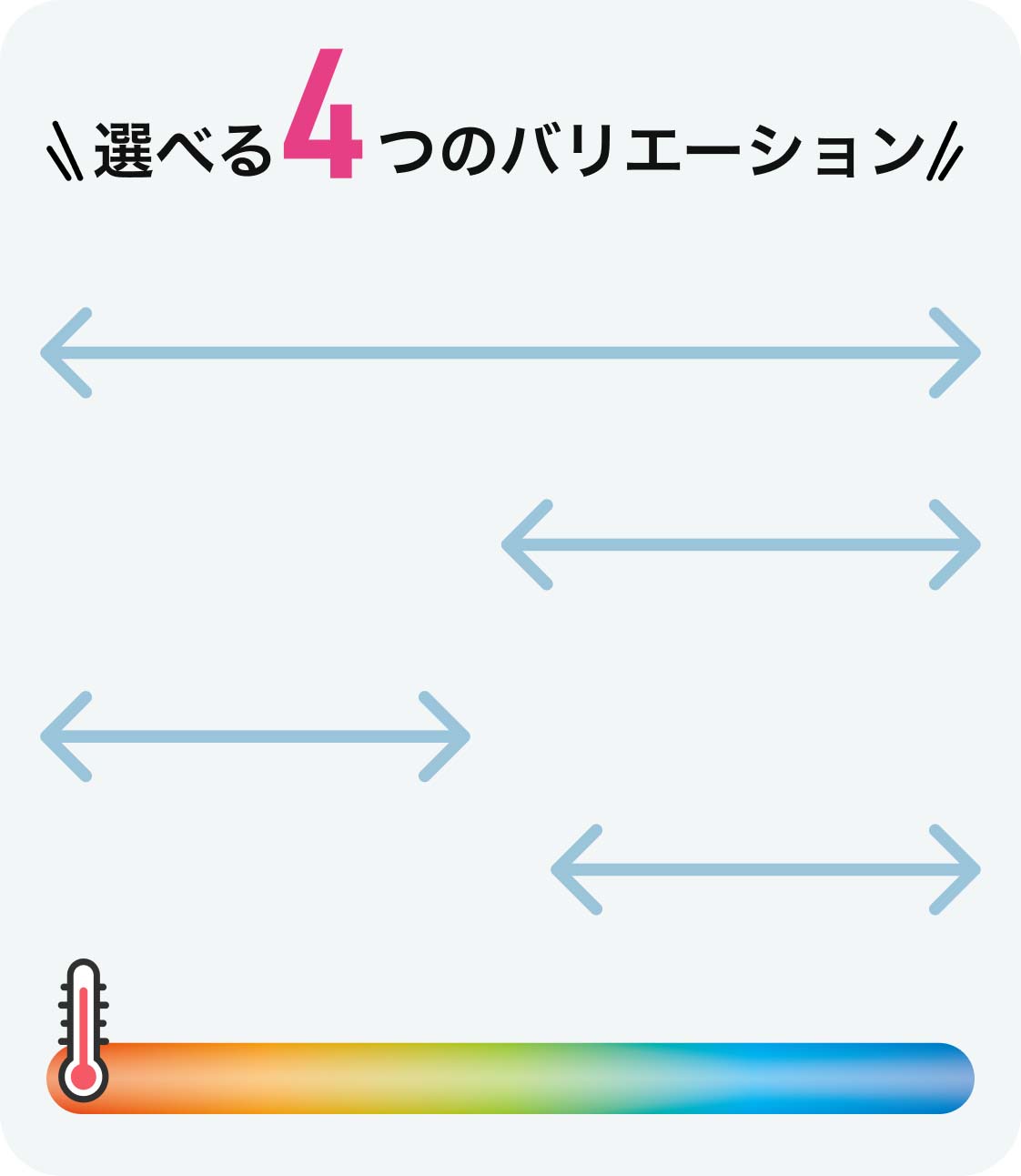 選べる4つのバリエーション