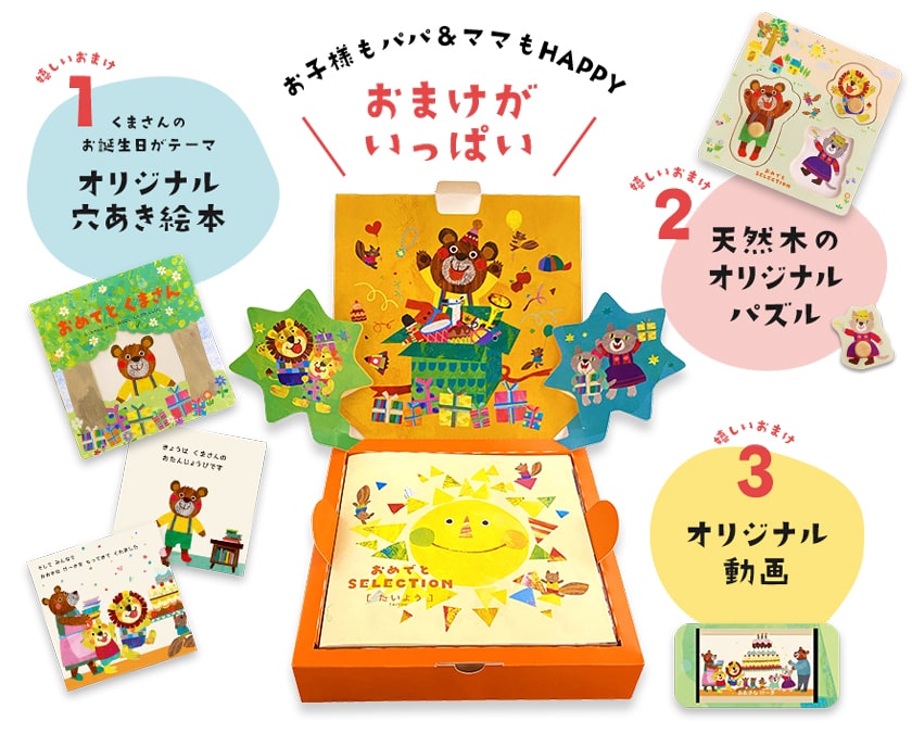 おめでとセレクションの特徴(PC用)