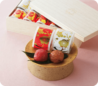「紅白」梅干しギフト
