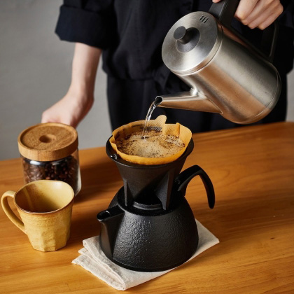 南部鉄器のコーヒーポットセット［日本製］ ＜0.75L＞