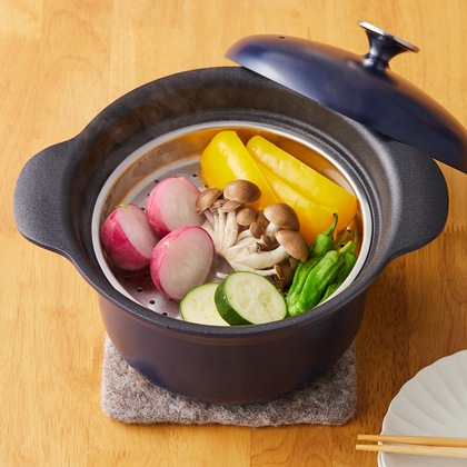ＩＨ対応ご飯も美味しく炊ける万能鍋
