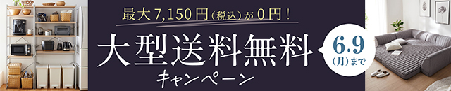 大型商品送料無料キャンペーン