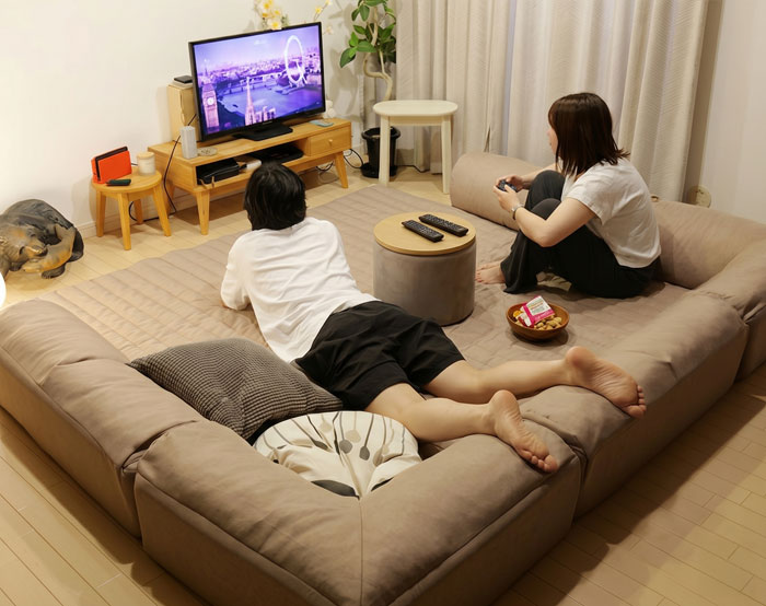 グータラグと一緒に使える収納付きローテーブル ＜高さ30cm＞グータラグ/Guutarug