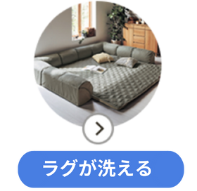 ラグが洗える