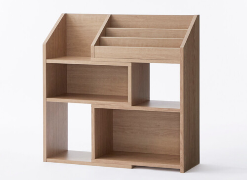 本の量や置く場所に合わせてジャストに幅伸縮できる