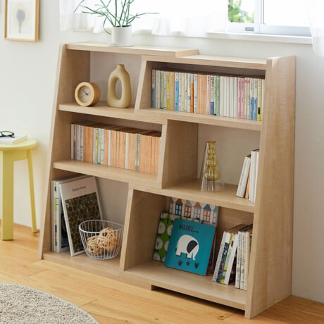 伸縮できる腰高本棚 ・オープンラック