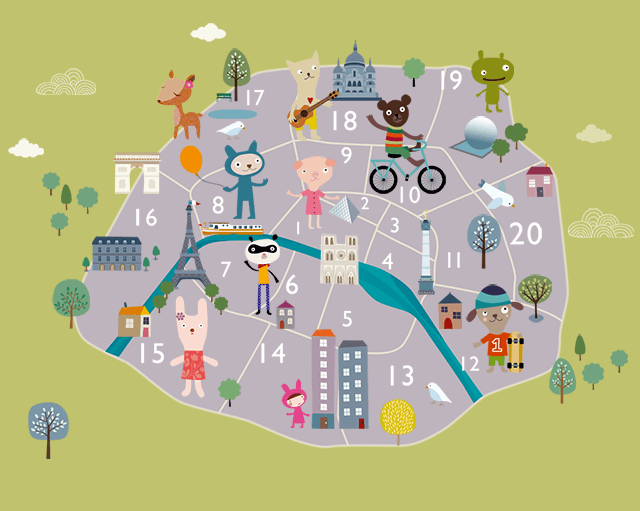 Characters in Paris!