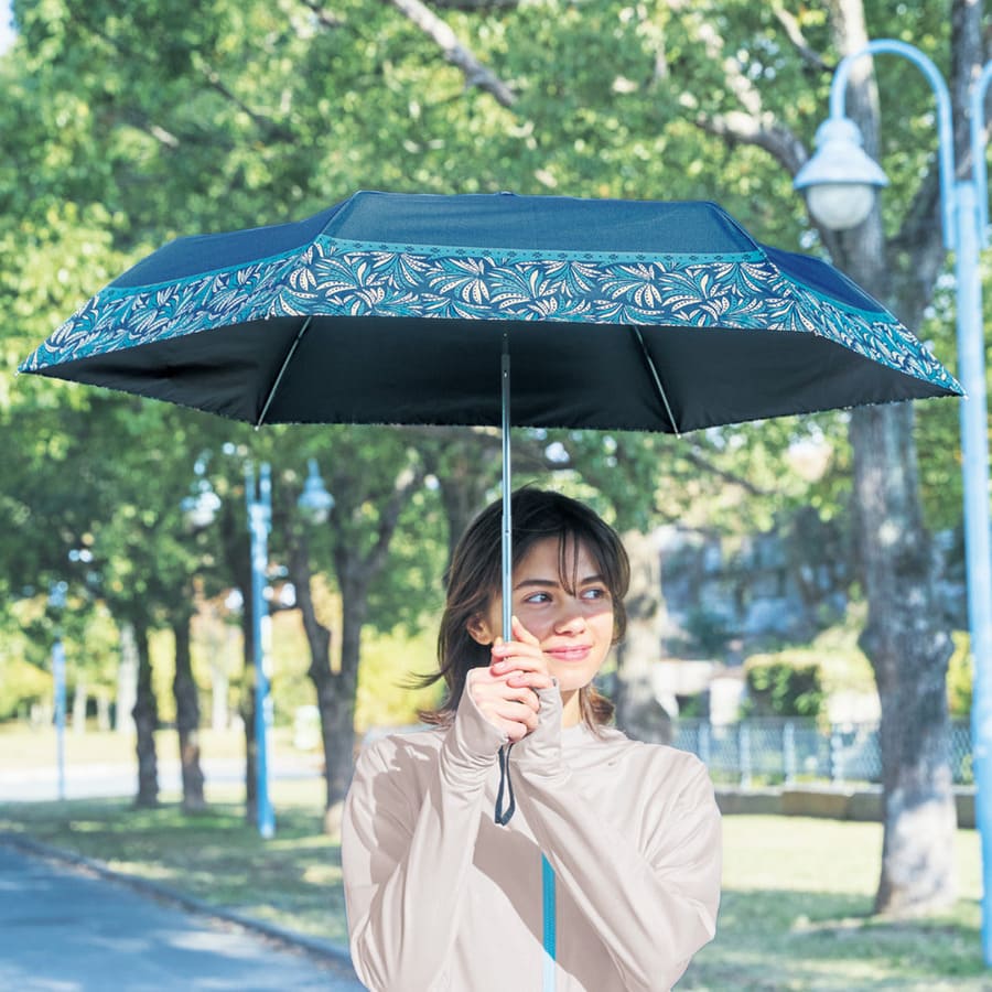 １級遮光晴雨兼用折りたたみ傘<br>￥5,500（税込） 速乾ふんわり