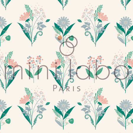 plaid bouquet チェックの花束