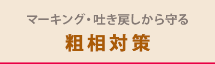 粗相対策