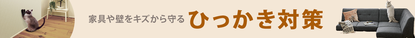 爪のひっかき対策