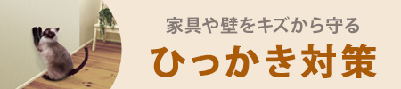 爪のひっかき対策 爪のひっかき対策