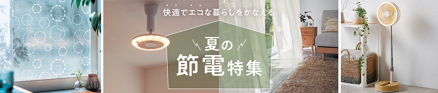 手軽に取り入れられて涼しさと省エネを両立! 夏の節電特集