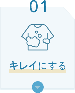 01 キレイにする