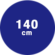 140cm