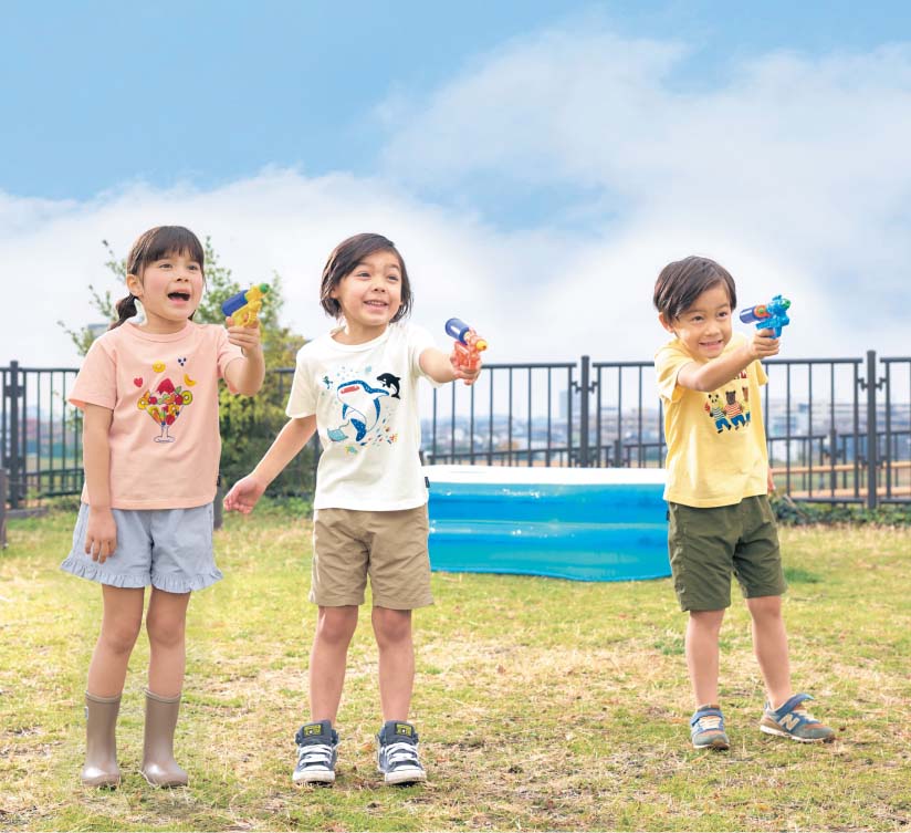 ひんやり快適接触冷感水陸両用フリルショートパンツ　ひんやり快適接触冷感水陸両用ハーフパンツ