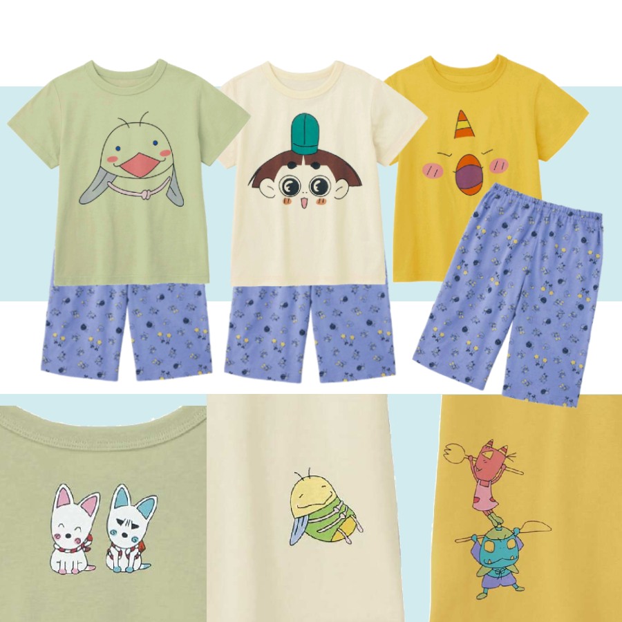 おじゃる丸コラボ薄くて涼しい半袖パジャマ 【子供パジャマ】 おじゃる丸