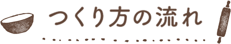 つくり方の流れ