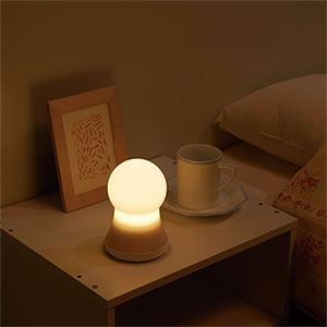 眠る前の消灯も夜中の目覚めの点灯も、押すだけ簡単