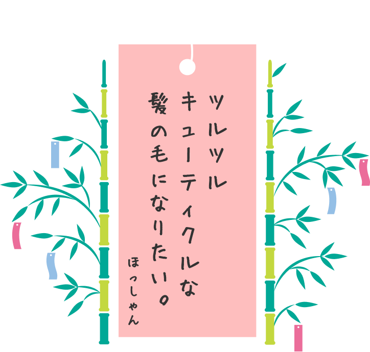 ツルツルキューティクルな髪の毛になりたい 。 ほっしゃん