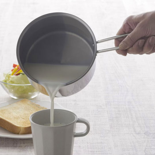 食洗機で洗えてきれいに注げる片手鍋＜14cm＞【IH対応】
